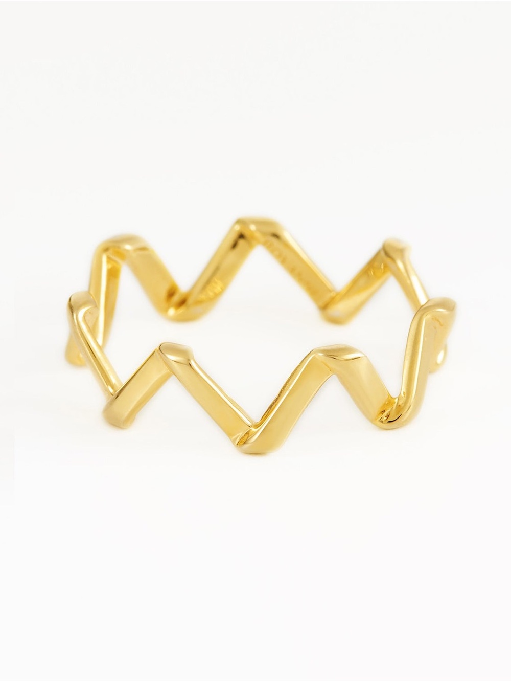 18k Gold Filled Midi-Zigzag Ring